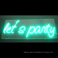 Customized make lets party led advertising neon sign giant neon letter